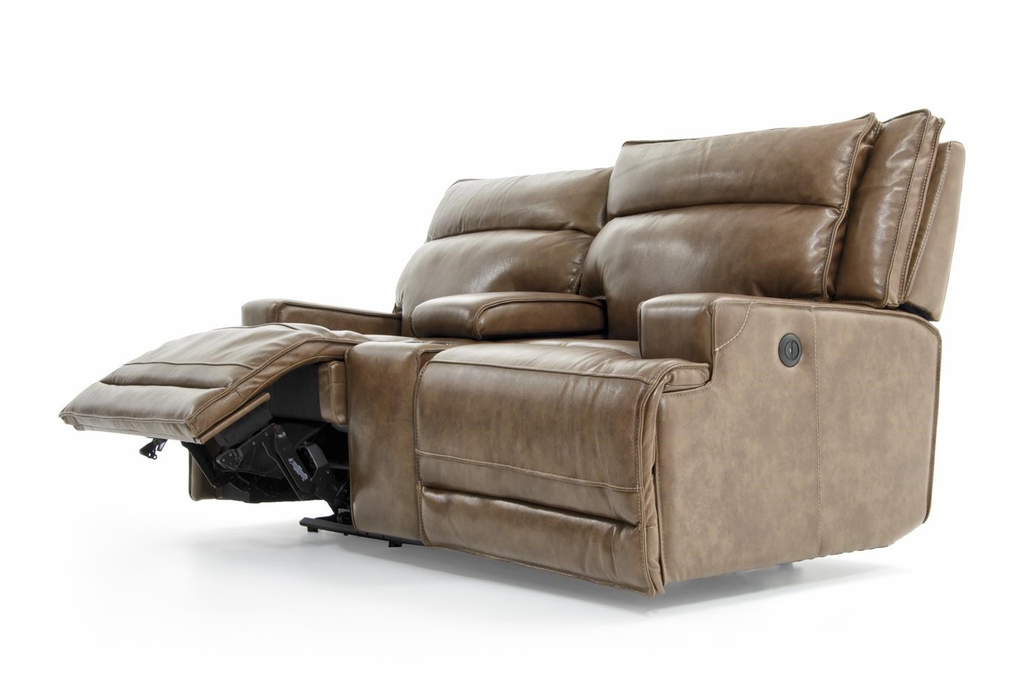 Futura Leather E1270 E1270248 1421H SANIBEL Power Reclining Loveseat